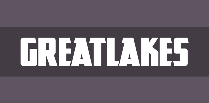 GreatLakes 블록 글꼴