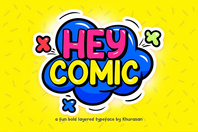 Hei Font Komik