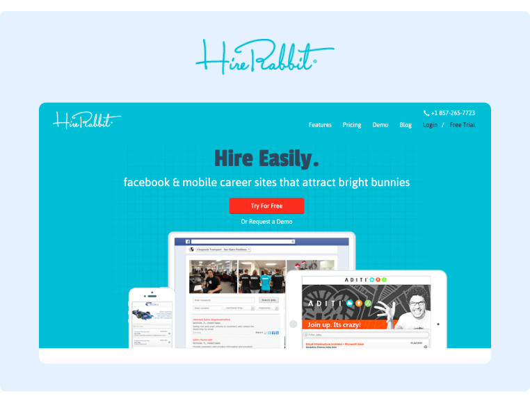 Инструменты рекрутинга в социальных сетях - HireRabbit