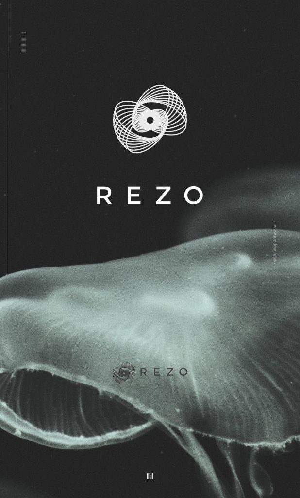 Rezo-Designbeispiel für mehrschichtiges Logo