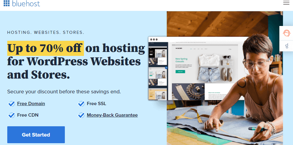 Bluehost Hosting Image