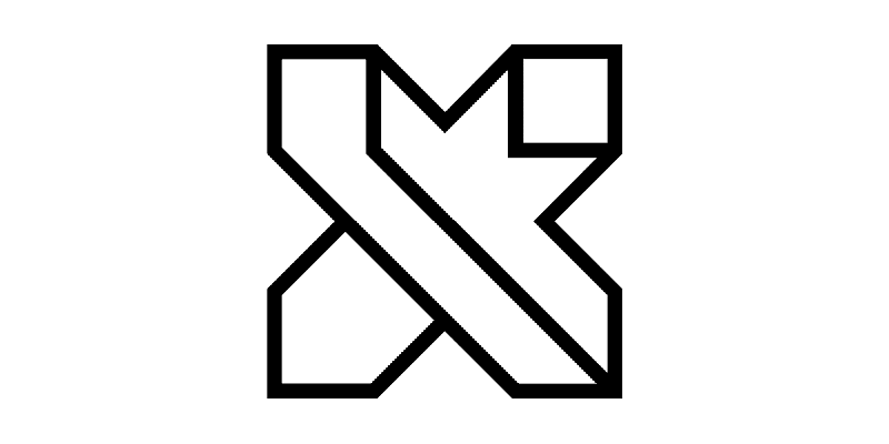 Zeitgenössisches Google X-Logo