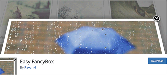 Easy FancyBox WordPress lightbox plugin