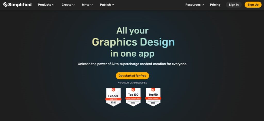 Sito Web di progettazione grafica AI