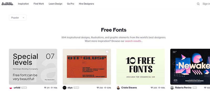 contoh font komersial gratis