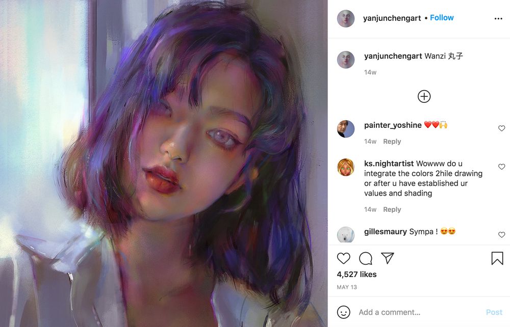 artista digitale di instagram