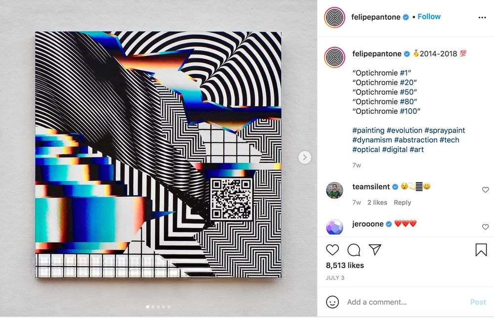 instagram dijital sanatçı