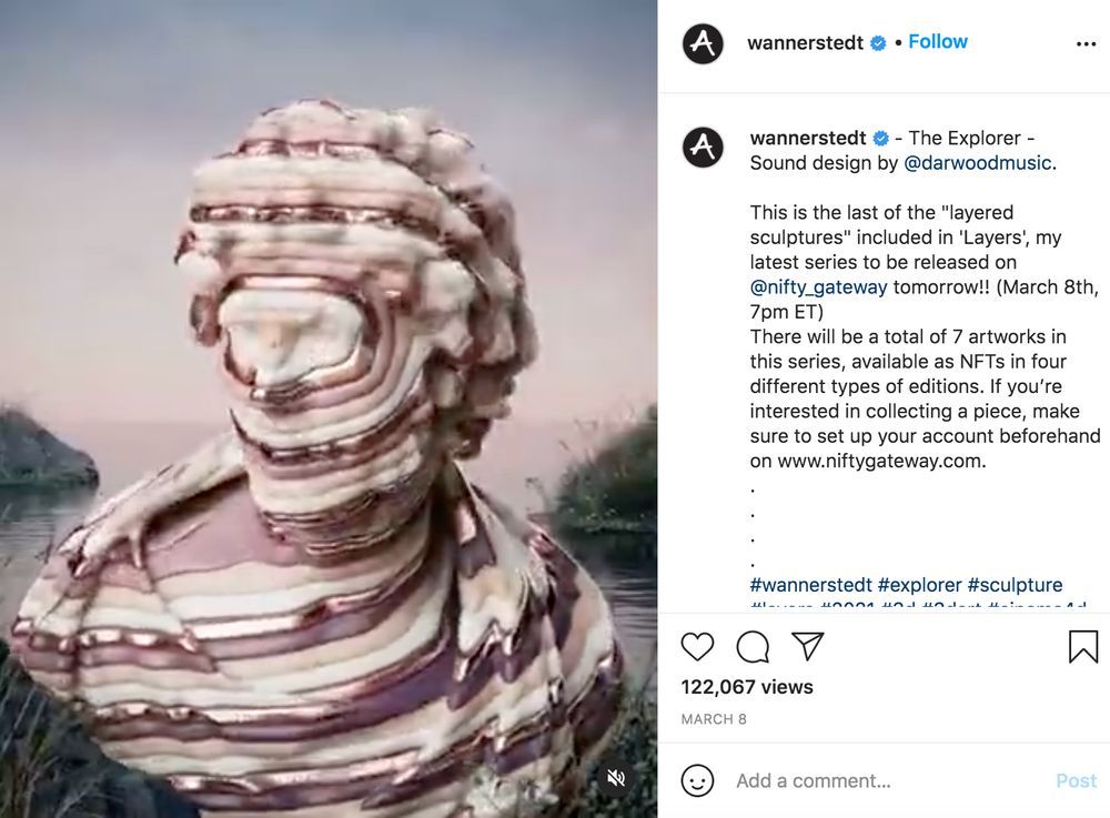 artiste numérique instagram