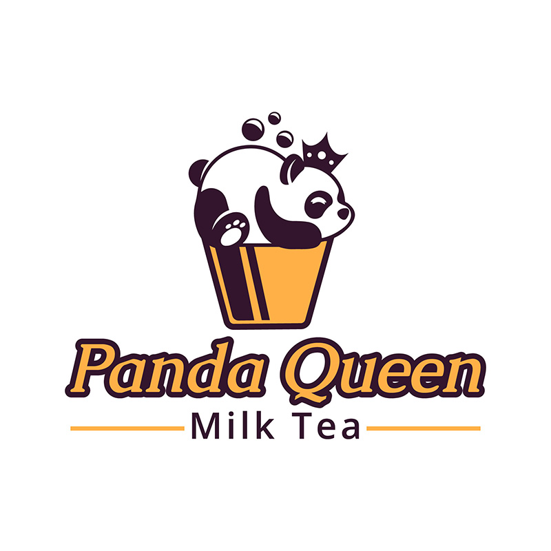 exemplo de logotipo de panda