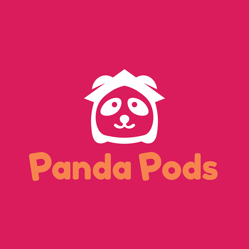 ejemplo de logotipo de panda