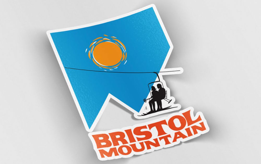 autocolant bristol mountain sun ski