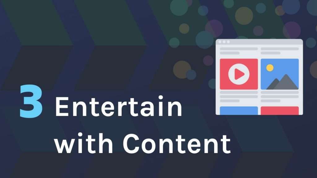 Entertain users with interesting content in forms