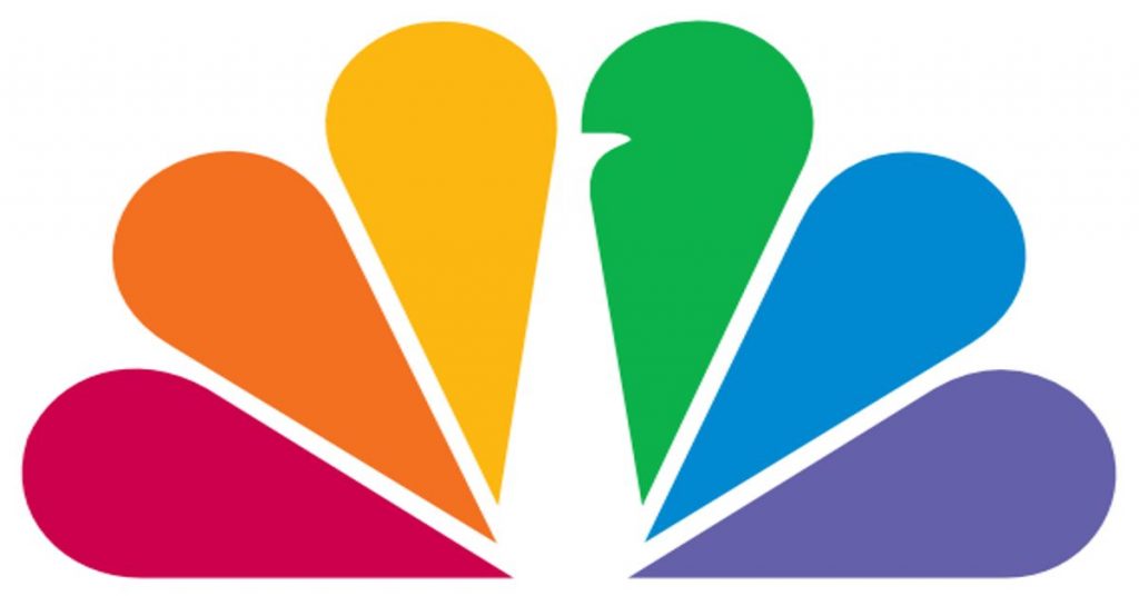 상징적인 NBC 공작 브랜딩