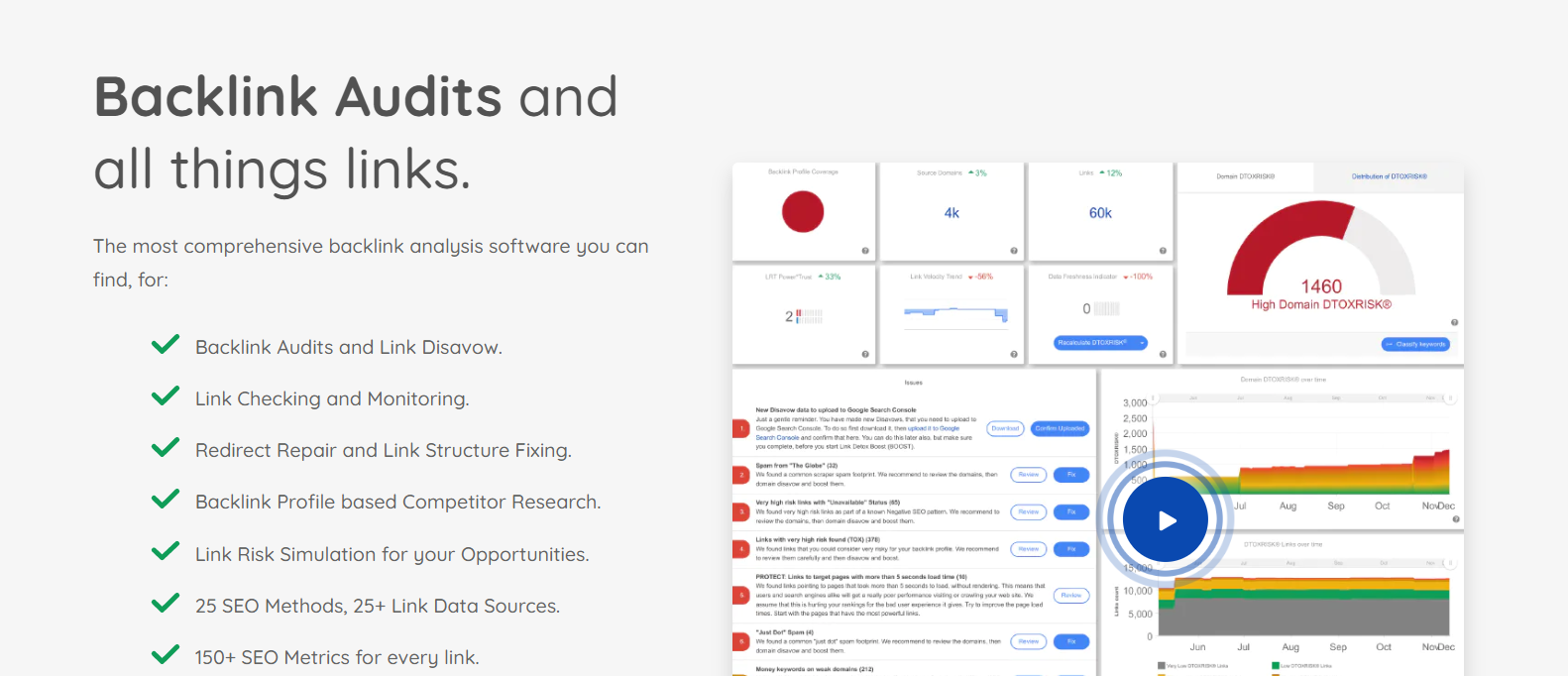 第 18 位の Moz 代替 LinkResearch ツールのスクリーンショット