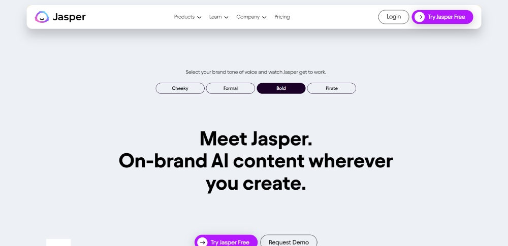 Jasper-Homepage