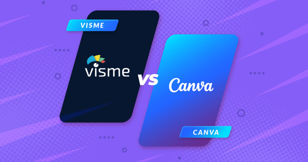 canva 대 visme 디자인 도구