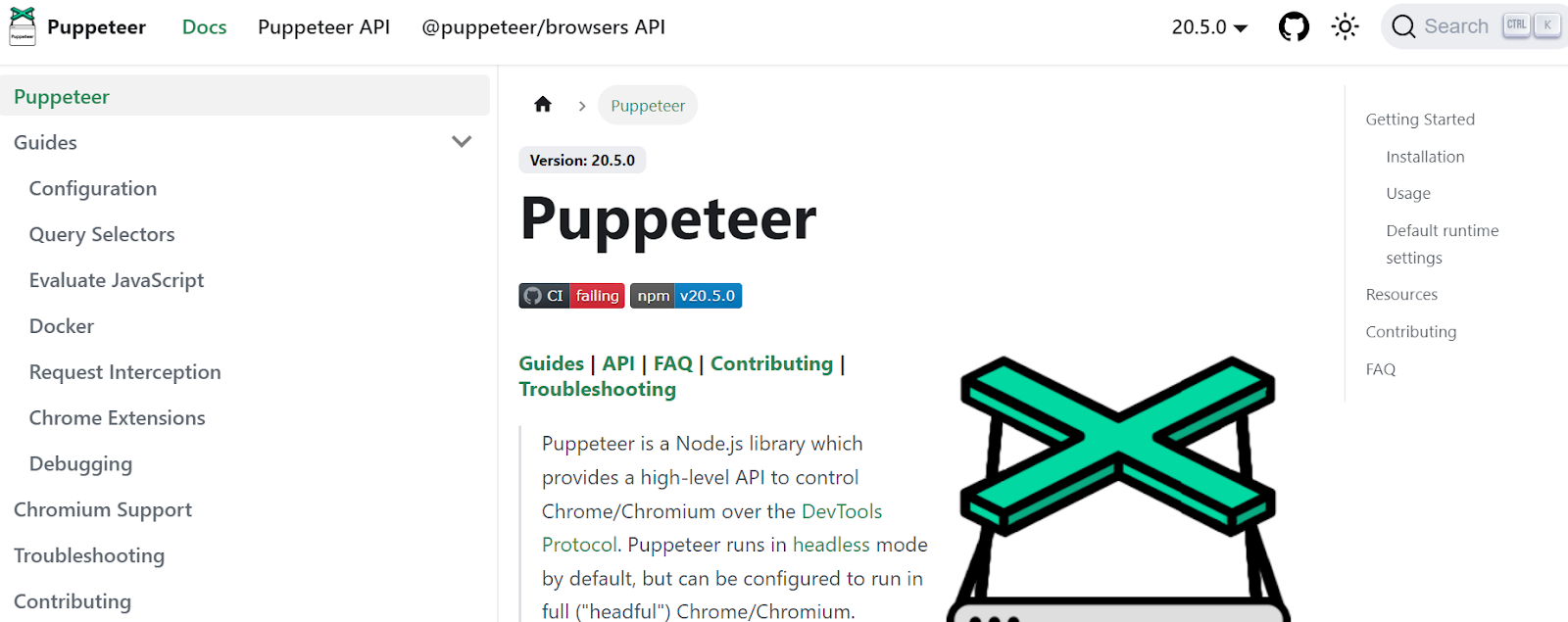 Puppeteer は、プログラマーが DevTools プロトコル経由で Chrome または Chromium を制御するための API を提供します