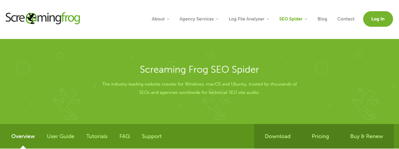 Инструмент Screaming Frog для оптимизации контента