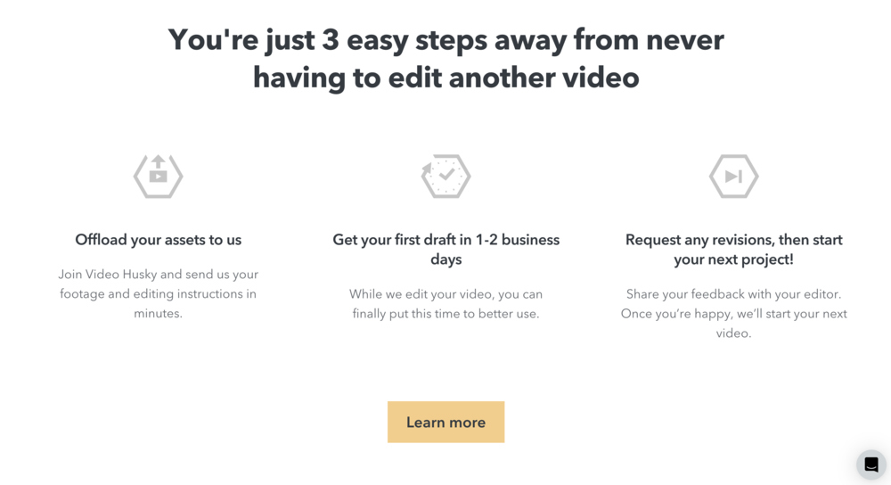 sitio web de editor de video independiente