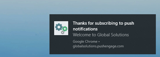 web push notification example