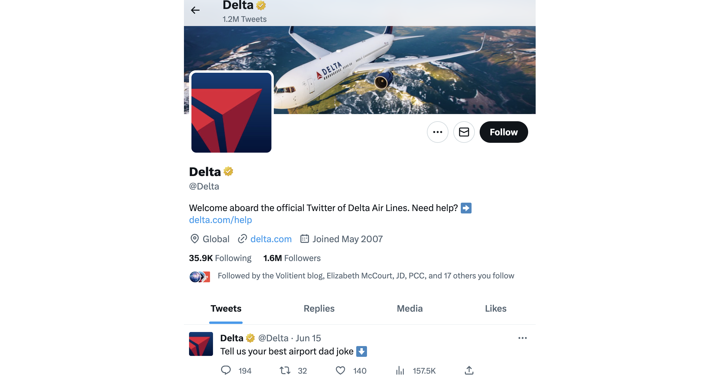 デルタ航空は Twitter 上で確固たる存在感を持っており、関連するツイートで視聴者を魅了し、楽しませ続けます - 航空会社の顧客維持