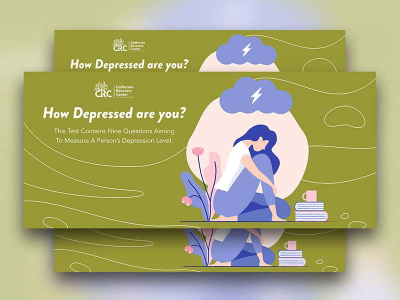 depresyon hakkında sosyal medya grafiği