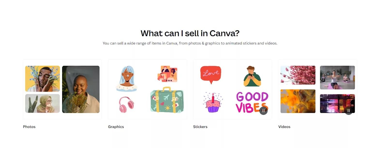 Canva - بيع صور الأسهم عبر الإنترنت