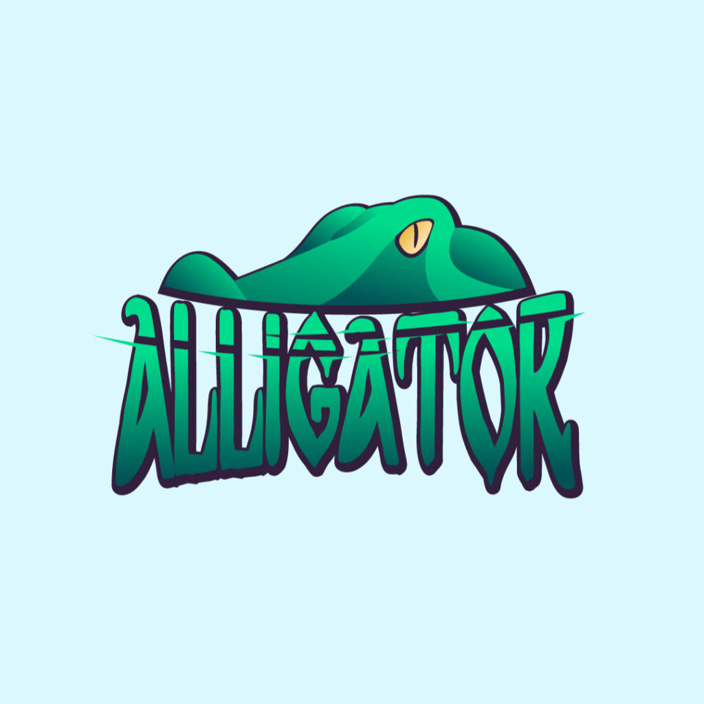 Projekt logo aligatora autorstwa Penji