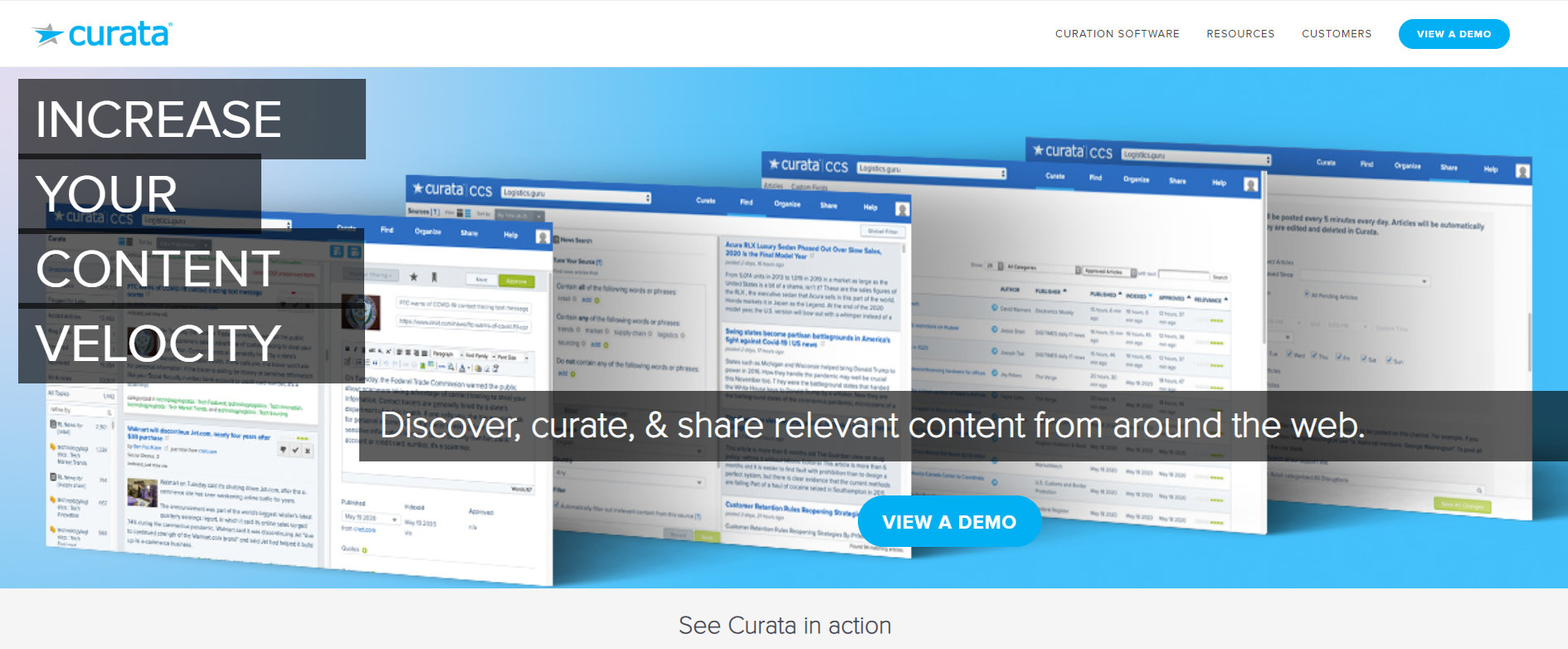 Curata: ein Content-Intelligence-Tool