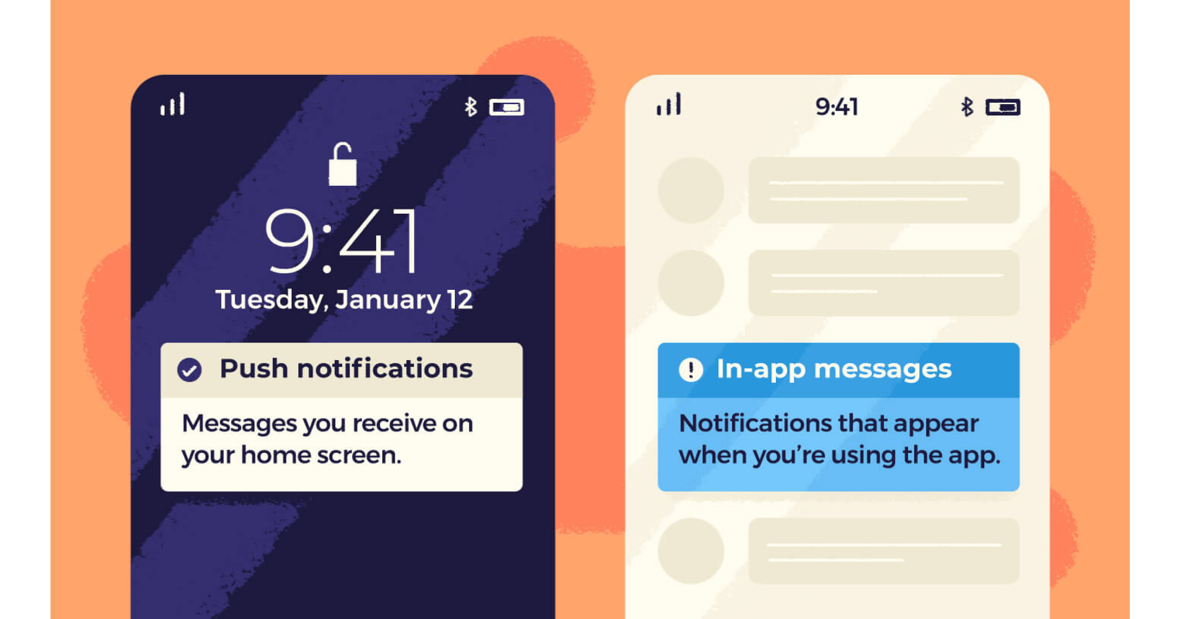 En quoi les pop-ups sont-ils différents des notifications push ?