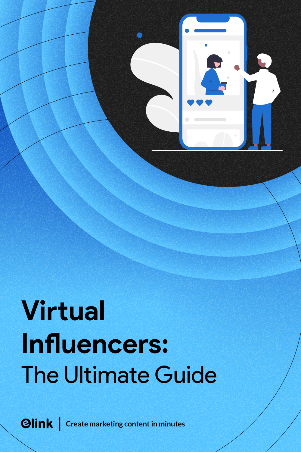 Banner Pinterest di influencer virtuali