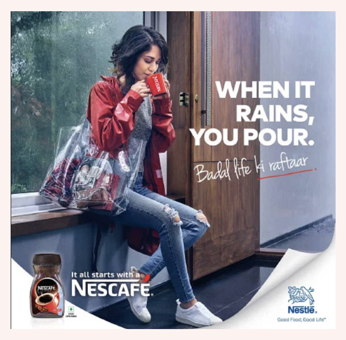 Nescafe membuat kampanye seputar Mumbai Monsun