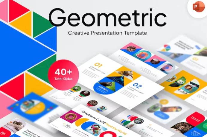 infográfico geométrico