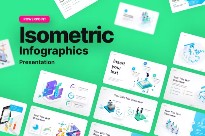 Infográfico isométrico