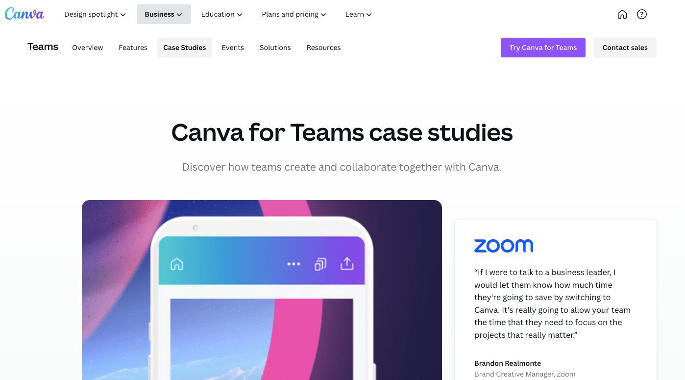 Canva 營銷策略：案例研究