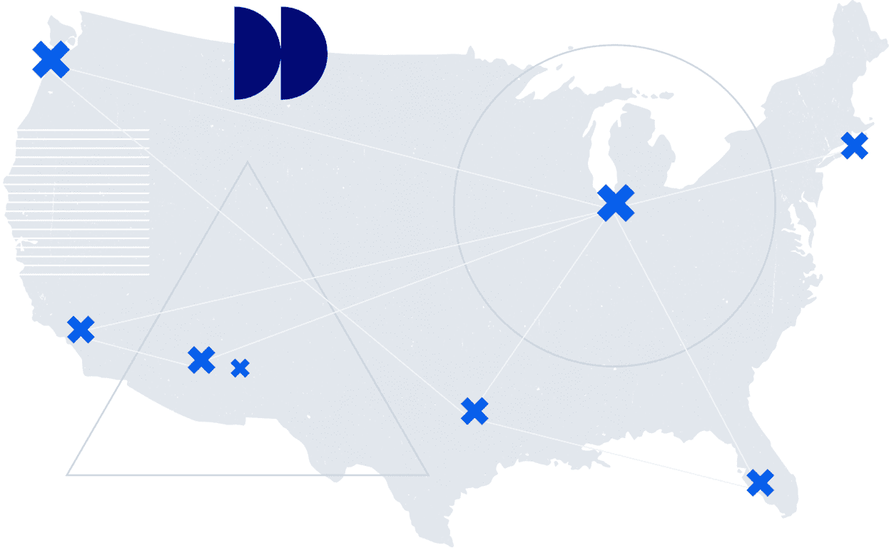 Nextiva 网络地图