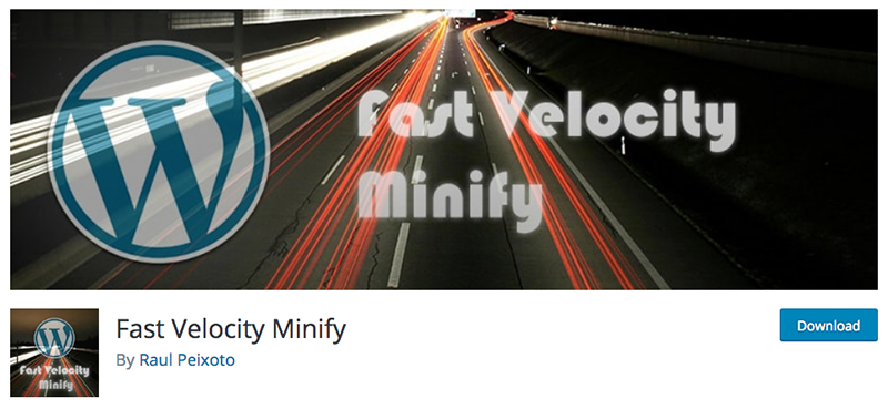 O plug-in Fast Velocity Minify