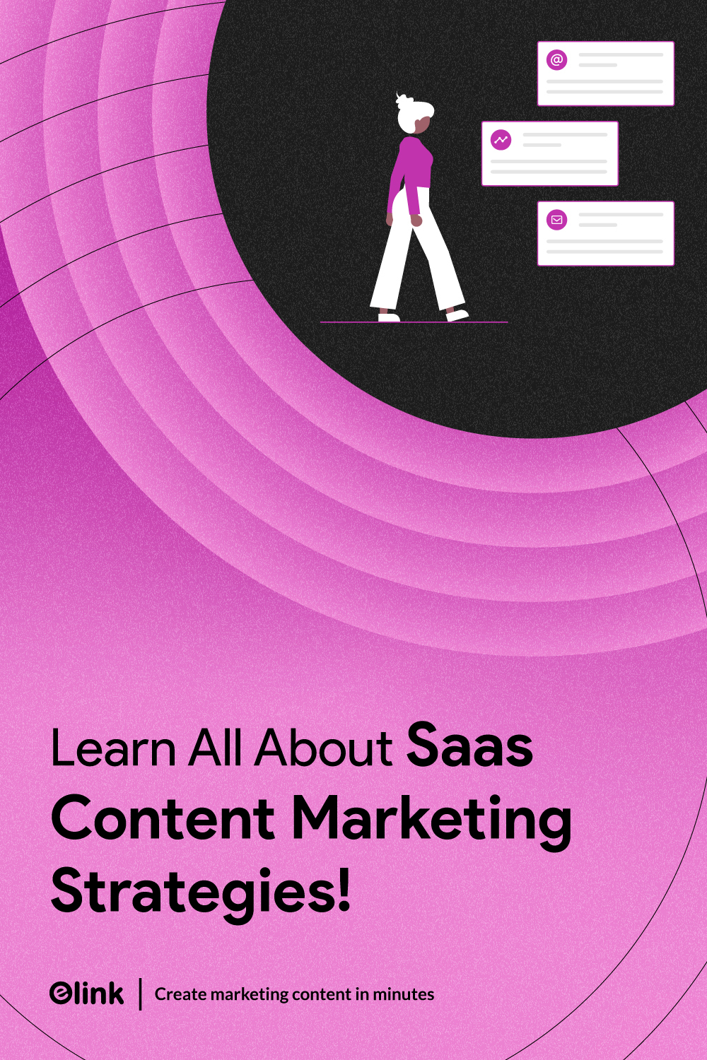 Saas Content Marketing Pinterest Banner