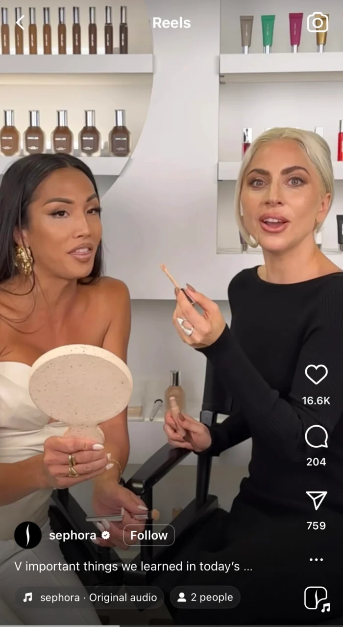 IG Reel de la Sephora