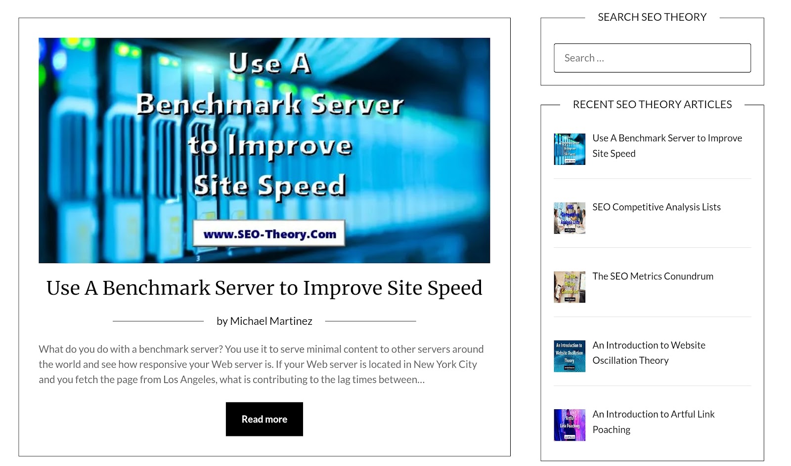 SEO Theory propose plusieurs blogs rédigés par des experts SEO.