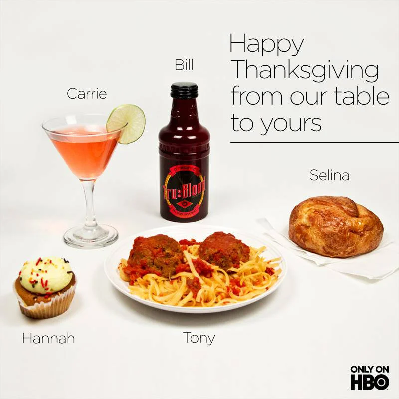 HBO marketing pour Thanksgiving sur les réseaux sociaux