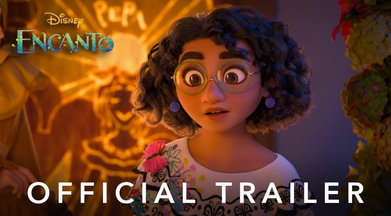 A imagem é do trailer oficial do Encanto, do canal YT da Disney.