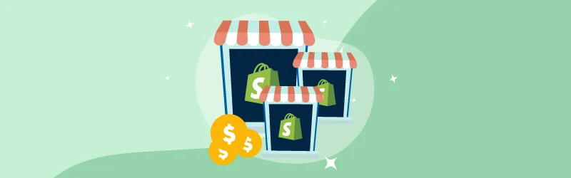 Shopify 商店的插图