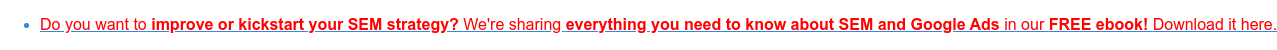 * คุณต้องการปรับปรุงหรือเริ่มต้นกลยุทธ์ SEM ของคุณหรือไม่? เราจะแชร์ทุกสิ่งที่คุณจำเป็นต้องรู้เกี่ยวกับ SEM และ Google Ads ใน eBook ฟรีของเรา ดาวน์โหลดได้ที่นี่