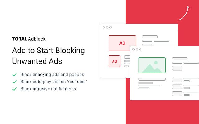 إجمالي ملحق Adblock