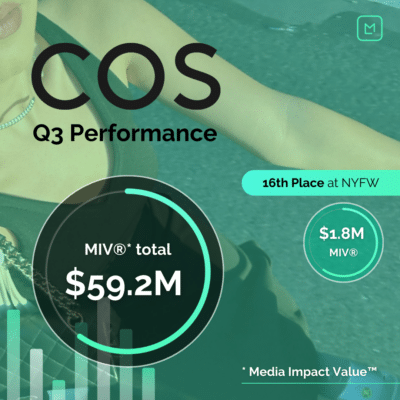 COS Q3 表现与时装周成果