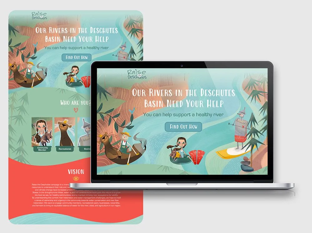 ilustrações artísticas para design de landing page