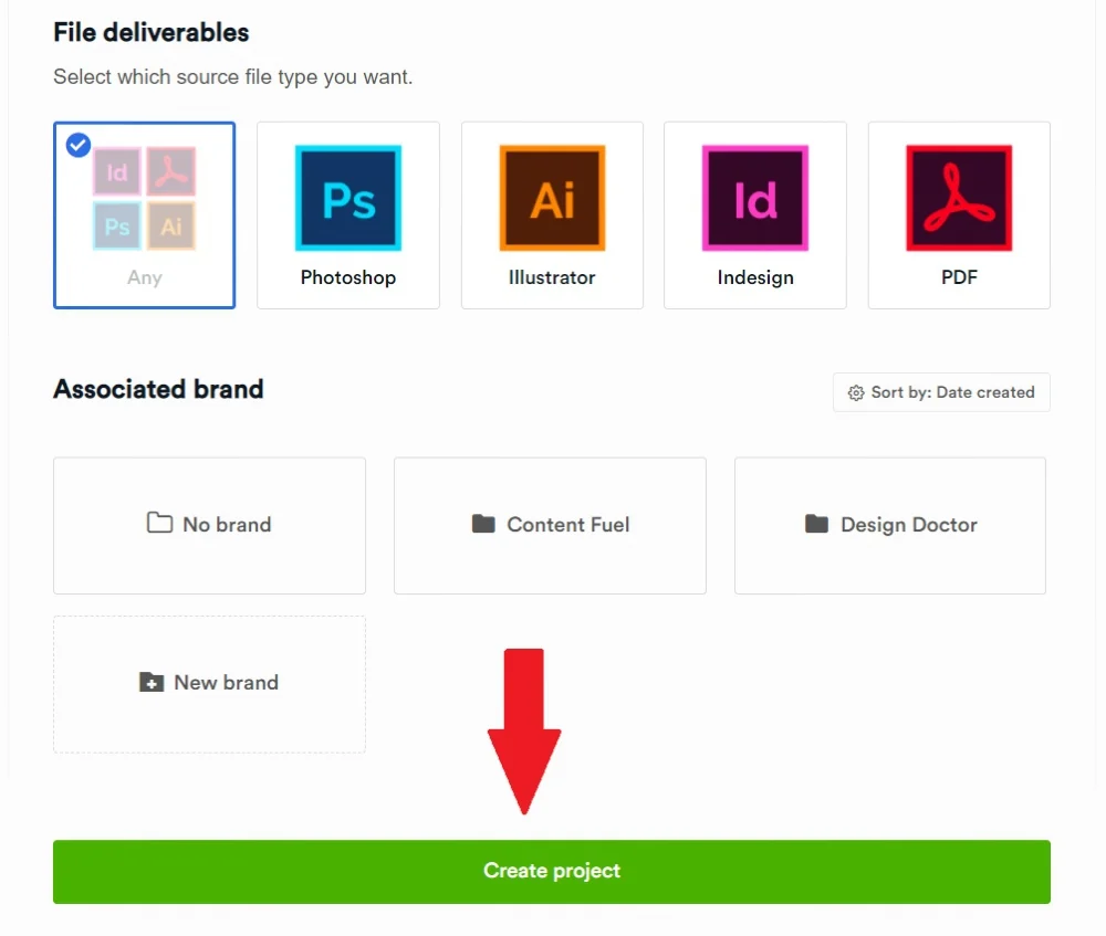 Exportformat für Deliberables