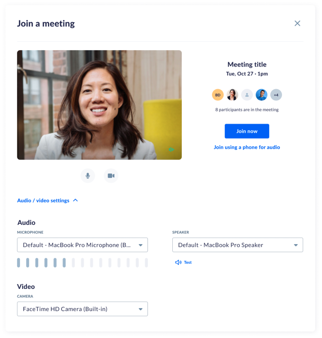 So nehmen Sie mit der Nextiva-App an einem Meeting teil