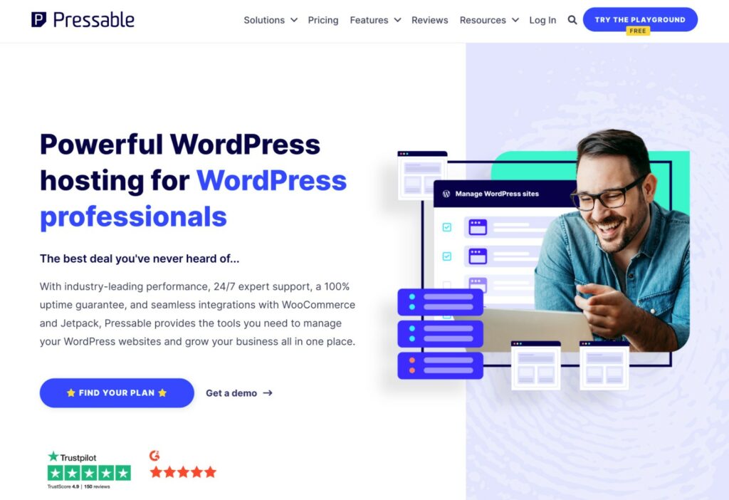 Pressable WordPress 호스팅